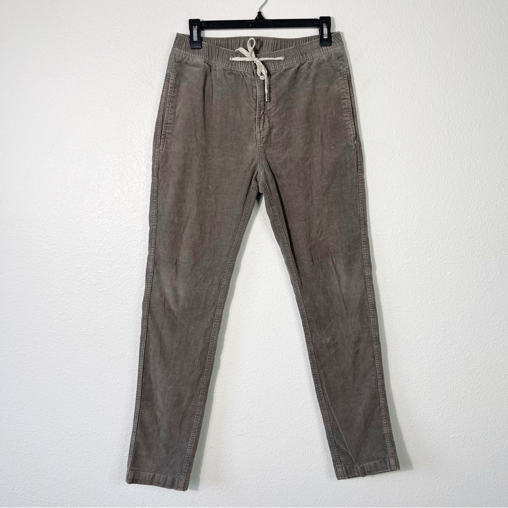 Vuori Optimist Corduroy Pant BrownStretch Cotton Drawstring V440 Men's Small